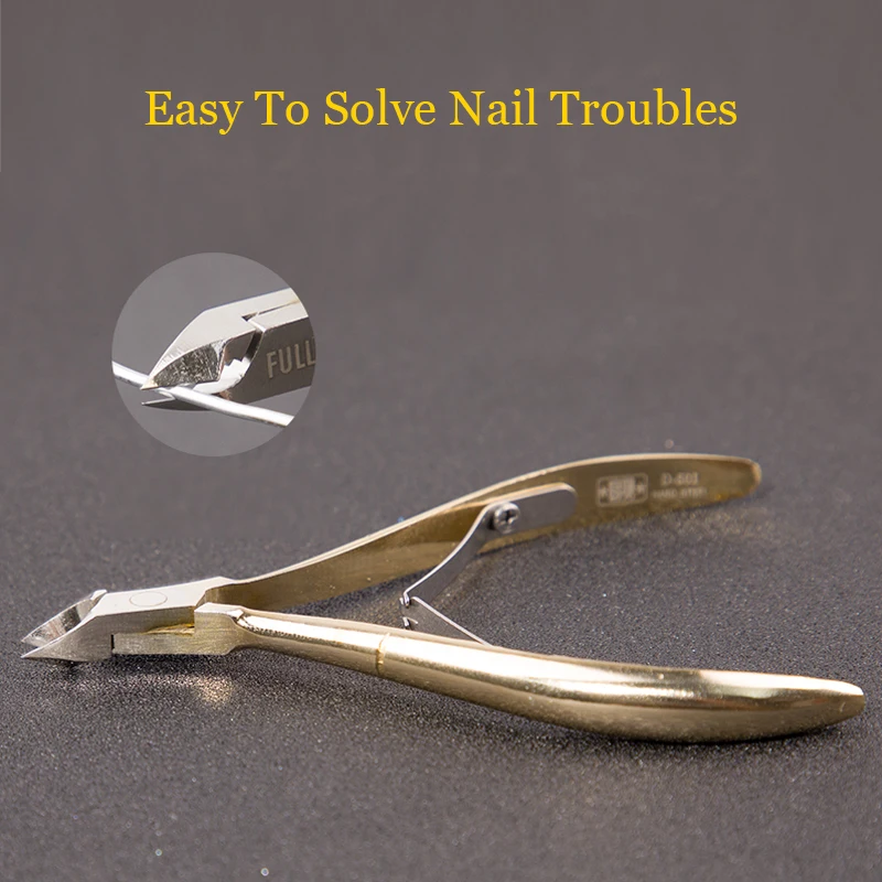 1 шт. щипцы для кутикулы из нержавеющей стали Радужный Пинцет клипер удаления