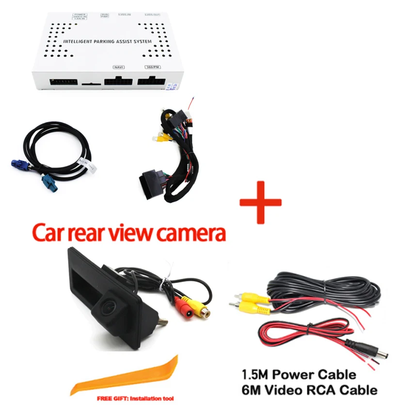 

Car Rear View Reversing Camera For Audi Q3 8U F3 2010-2021 Original Screen Upgrade Interface Adapter Backup Camera Decoder