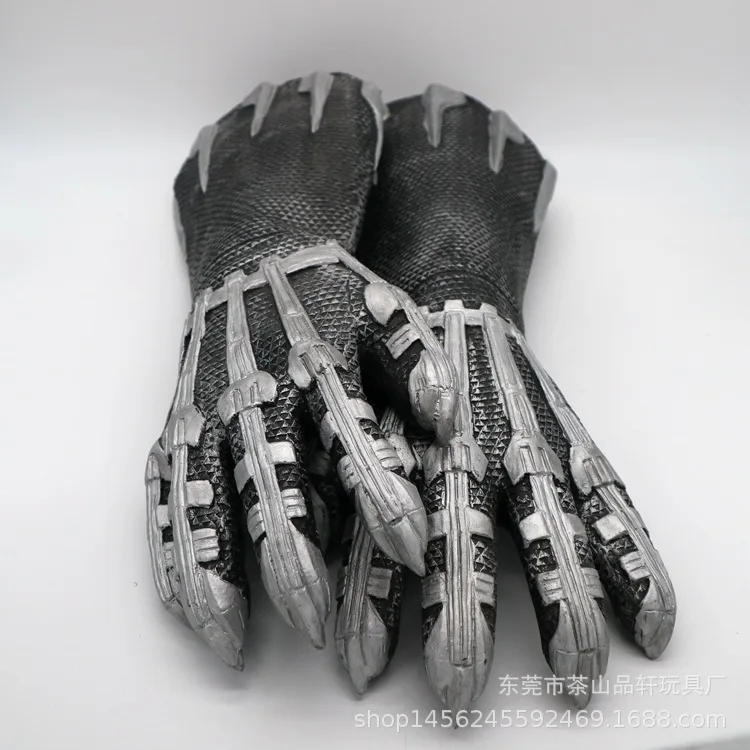 Black Panther Claw Glove Latex Mask Revenge Coalition Cos Toy Unisex Horror | Игрушки и хобби