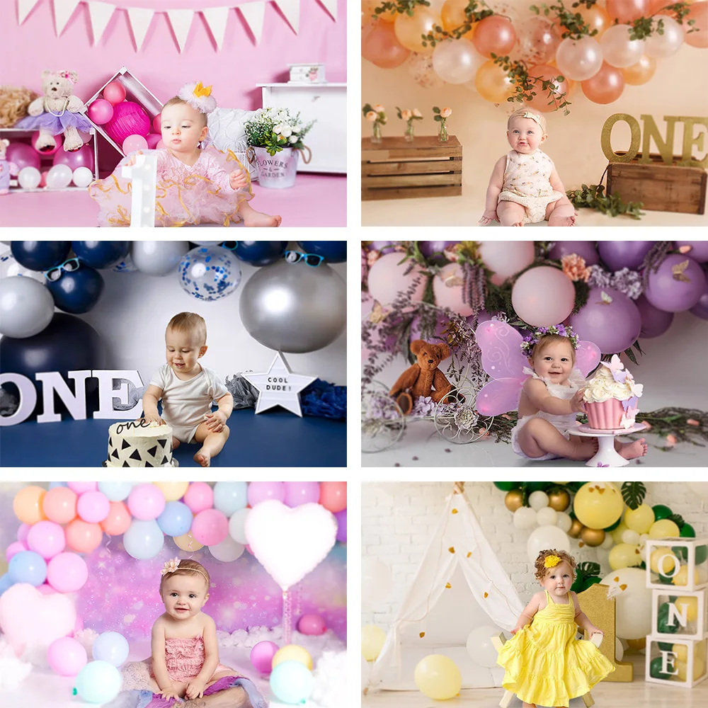 

Mehofond день рождения торт разбивать фон воздушный шар бабочка цветок розовая девушка фотография фон студия фотосессия фотозона Декор