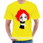 Встроенная Ruby Gloom футболка 100% верхняя одежда из хлопка для отдыха взрослый футболки для детей белая одежда футболка с короткими рукавами, футболка Топ, футболка, рубашка @ 003037