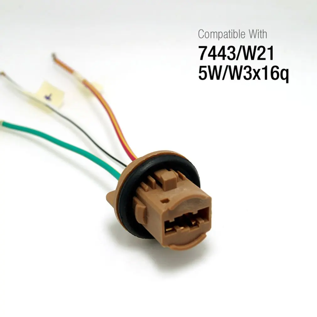 T20 7440 7443 LED W21 / 5W держатель стоп-сигнала поворота автомобильный разъем кнут свет
