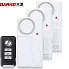 Беспроводная сигнализация Darho с открытым окном и дверью, удаленное управление из АБС-пластика, датчик двери, домашняя охранная сигнализация с высоким уровнем децибел