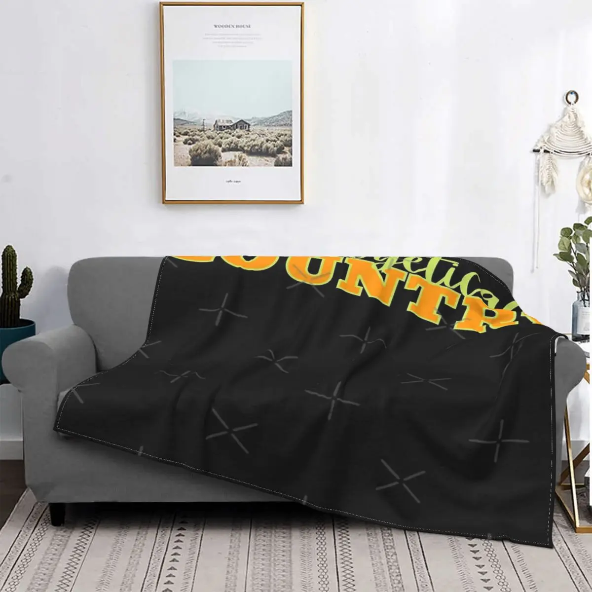 

Manta a cuadros de estilo Country As Hell 1, cobertor de cama a cuadros, esponjoso, a cuadros, toalla de playa de lujo, para ver