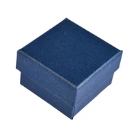 12 pieceslot blue paper jewelry boxes earring ring necklaces gift retail boxes case high quality jewelry package