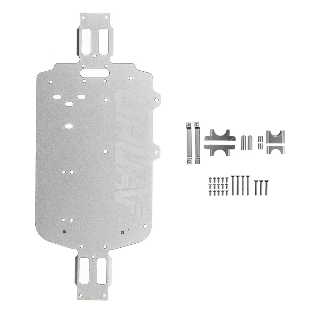 WLtoys-chasis de Metal mejorado para coche teledirigido, parte inferior de veh&iacute;culo teledirigido, A949, A969, A979, K929, 1/18-3