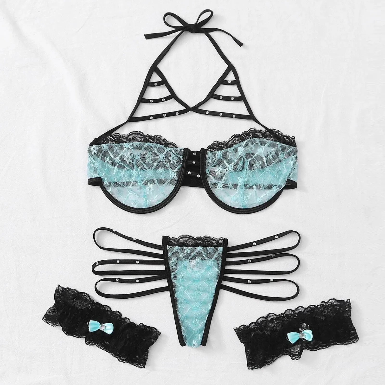 

Sexy Briefs Set Women See-through Lingerie Sexy Lenceria Sensual Mujer Female Underwear Set Temptation Porno Erotic Lingerie Set