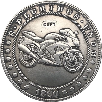 Хобо никель 1890 CC США Монета Моргана доллар копия Тип 138|Безвалютные монеты| |