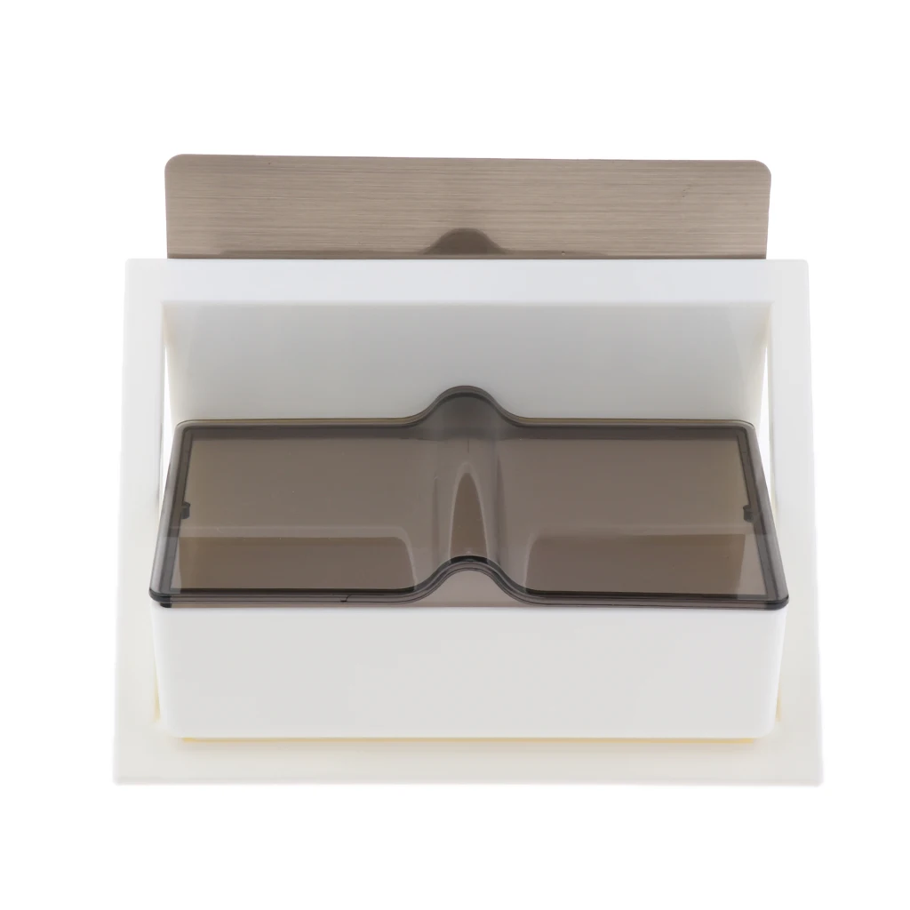 

Wall Mounted Jewelry Box Organizer, Display Storage Case for Rings Earrings Necklaces, Eyeglasses Storage Holder