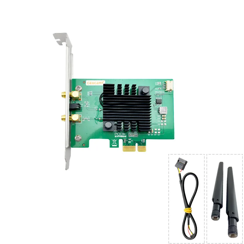 Беспроводной сетевой адаптер wifi6 PCIe X1 с модулем Intel AC9260 | Компьютеры и офис