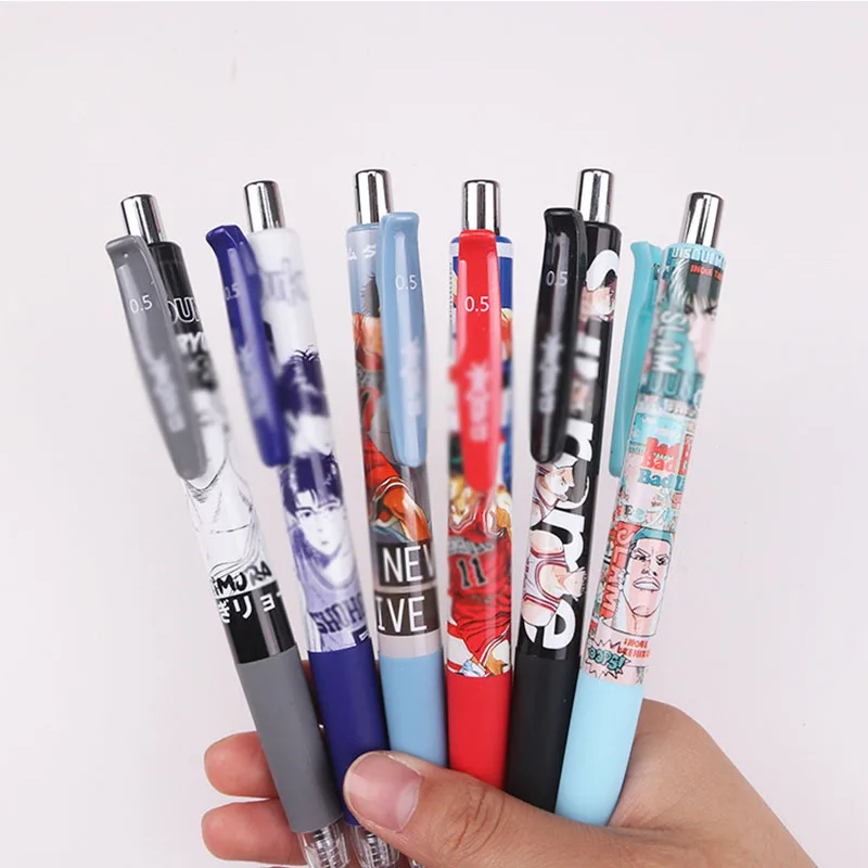 

30 шт./лот креативная гелевая ручка для баскетбола милые 0,5 мм черные чернила авторучки для подписей рекламный подарок офисные школьные прин...