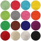 Бусины для браслетов и ожерелий, из чешского стекла, с отверстием 1 мм, 2000 шт.лот, 2 мм