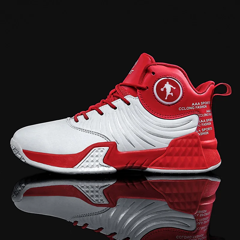 

New Brand Men Basketball Shoes Breathable Anti-slip Basketball Sneakers Men Lac-up Sports Shoes Man Gym Ankle Boots Basket Homme