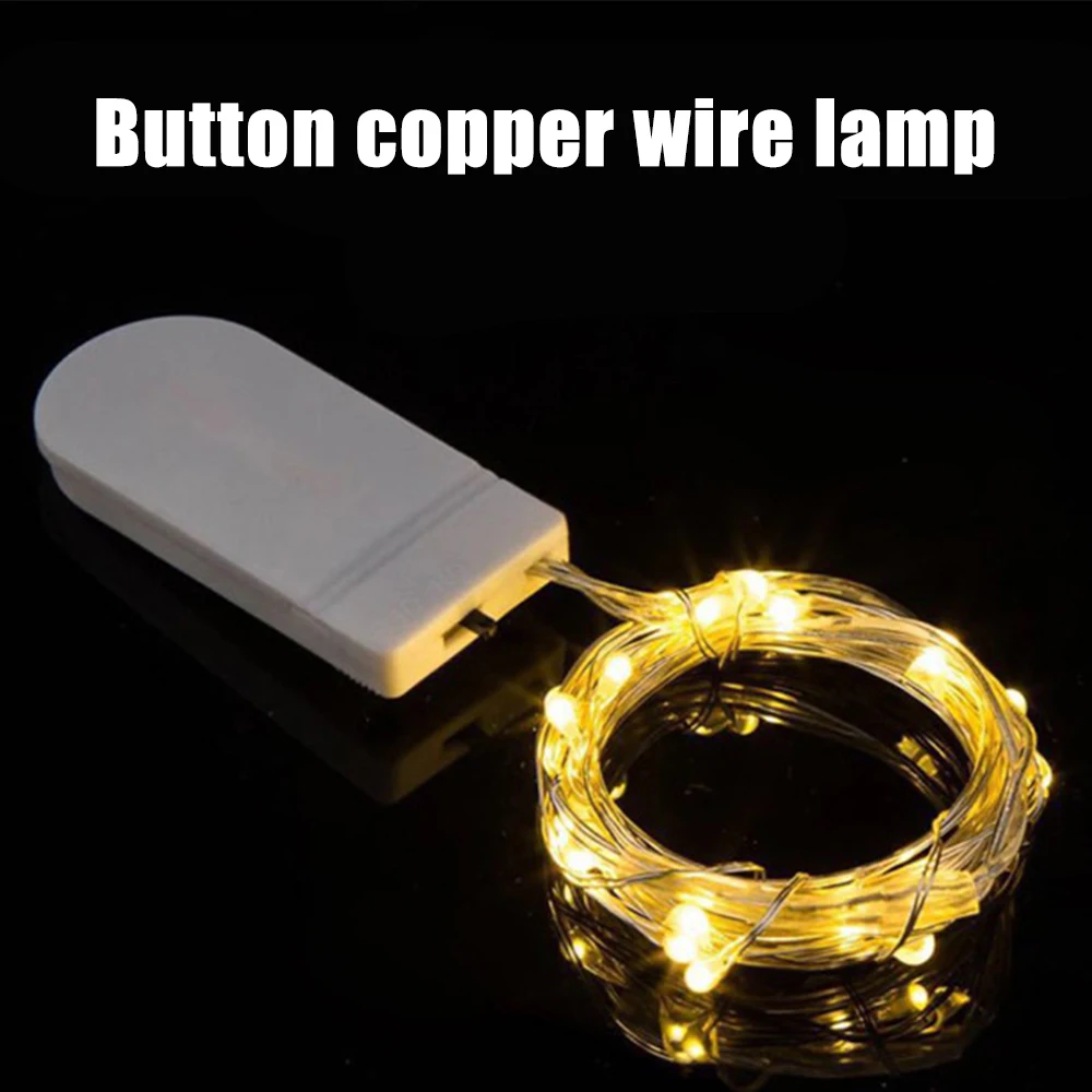 

2M LED String Lights Battery-Powered Fairy Christmas Decoration Wedding Party Lamp Copper Wire Waterproof LED Fairy Lights