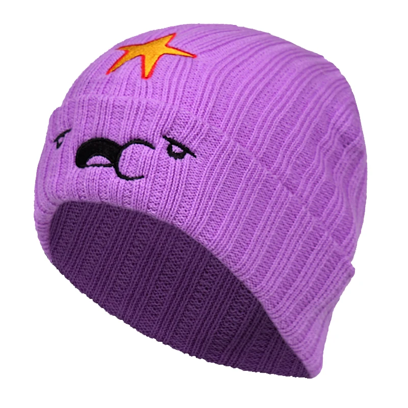 

2021 New Adventure time Hat Beanies Skullies Knitted hats Winter Cap For Men Women Brand Caps Skull Gorros Bonnet Beanie Unisex