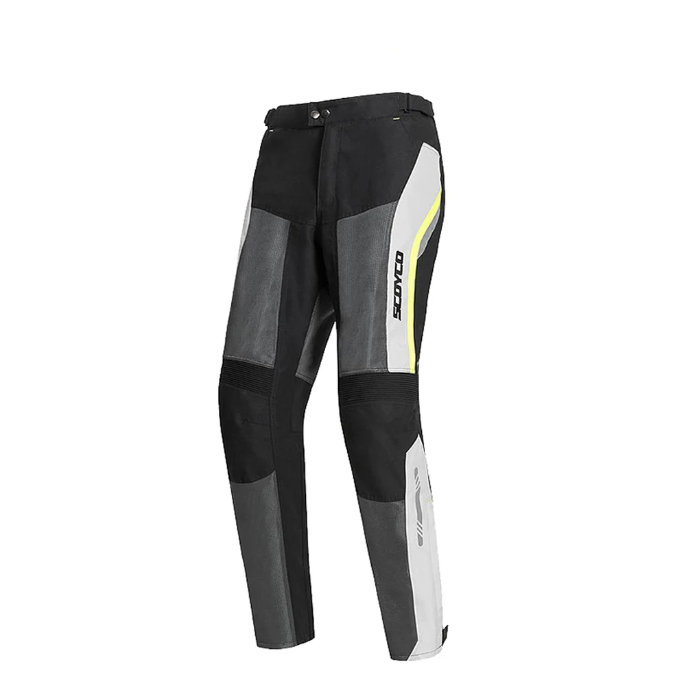 Yellow Pants SCOYCO мотоциклетная куртка Лето байкерская куртка бронежилет светоотражающий, для мотокросса, гигроскопичный жакет для верховой езды гоночная защита для Для мужчин - Цвет: Yellow Pants