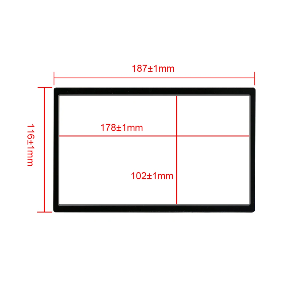 

2 DIN MP5 Car radio frame size 187 * 116mm