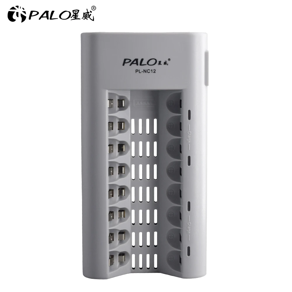 Зарядное устройство PALO для AA/AAA NIcd NImh аккумуляторных батарей + 4 шт. AA