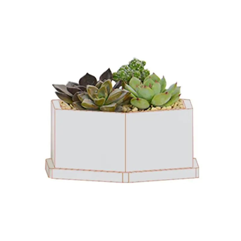 Прямая поставка шестигранные формы для цветочного горшка силиконовые сделай сам