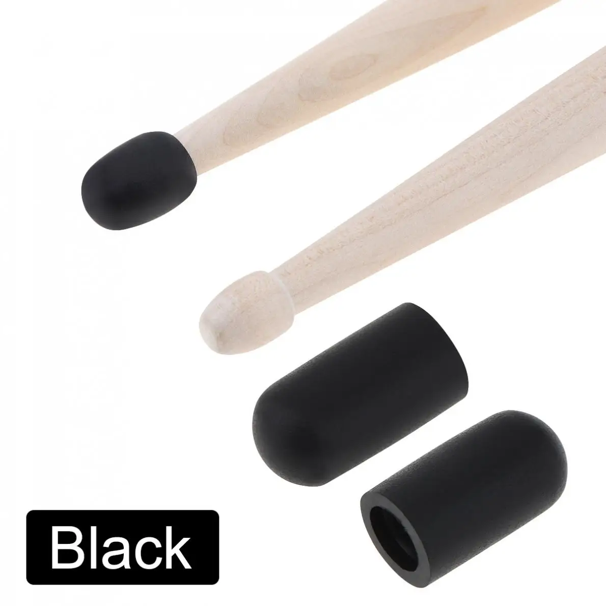 Drumstick Cap10pcs Silicone Drum Stick Sleeves Stick Head Protective Mute Cover Cap for Jazz Snare Electronic Dumb Drum Exercise