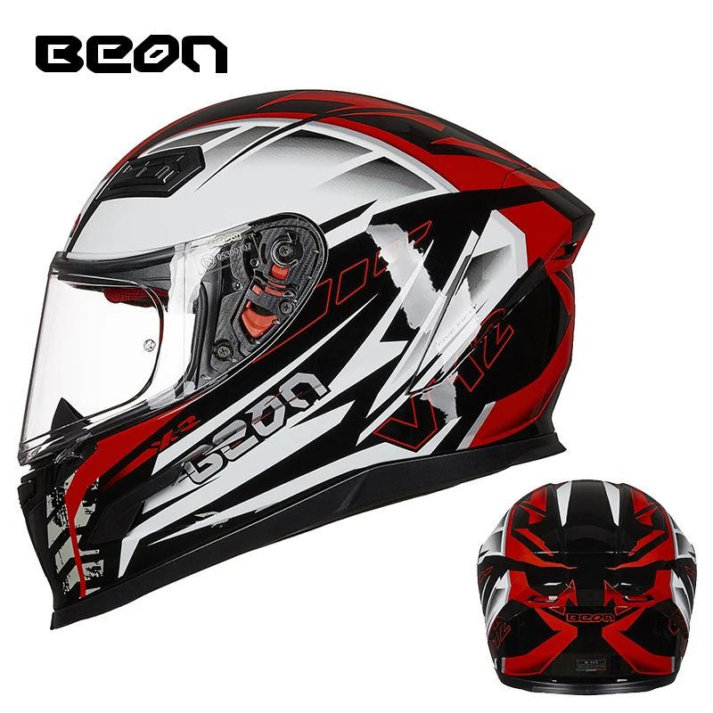 Новинка 2019 зимний теплый мотоциклетный шлем на все лицо для мужчин и женщин