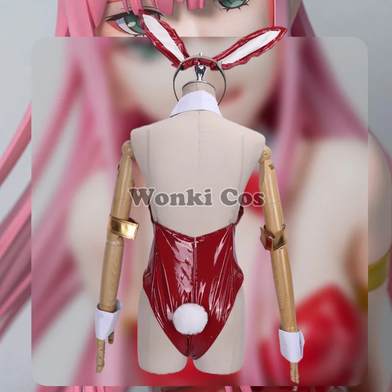 Костюм для косплея из аниме любимый в Фране Zero Two Bunny Girl 02 сексуальный женский