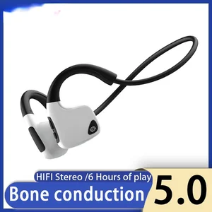 New Bone Conduction Bluetooth Headphones Stereo Hand Free Headset Running Sports Waterproof Earphone For Xiaomi Huawei Sony