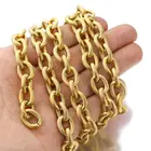 Цепочка Из Нержавеющей Стали для изготовления ювелирных изделий в стиле панк-рок, ширина 1 м, 12 мм