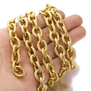 Цепочка Из Нержавеющей Стали для изготовления ювелирных изделий в стиле панк-рок, ширина 1 м, 12 мм