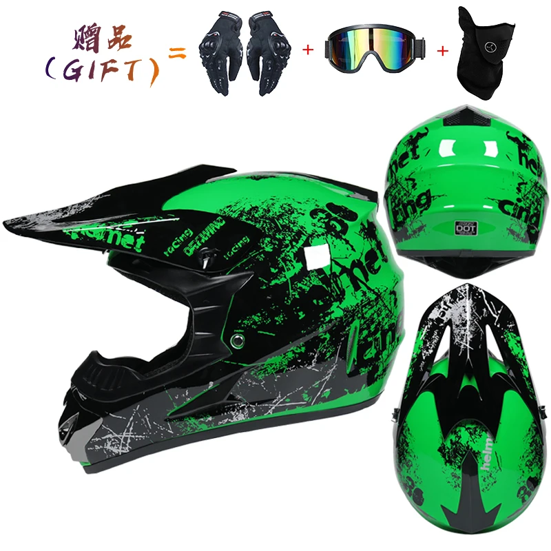 

Send 3 pieces gift motorcycle helmet children off-road helmet bike downhill AM DH cross helmet capacete motocross casco