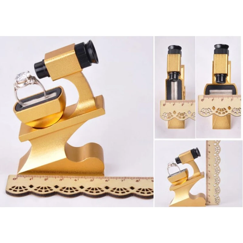 

Metal Magnifying Diamond Waist Prism Portable Jewelry Mirror Viewer Magnifier