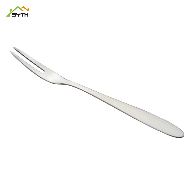 5 шт. вилка для фруктов из нержавеющей стали Западная Десертная Вилка двухзубная