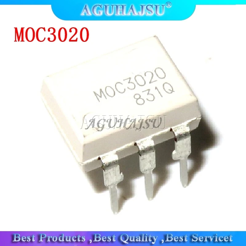 10 шт. фотосоединитель MOC3020 DIP6 DIP новый оригинальный | Электронные компоненты и