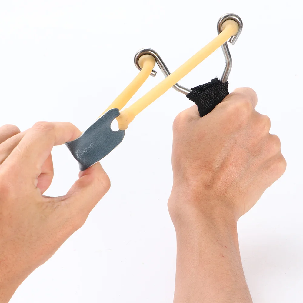 Рогатка мощная с резиновыми лентами мини катапульта из нержавеющей стали