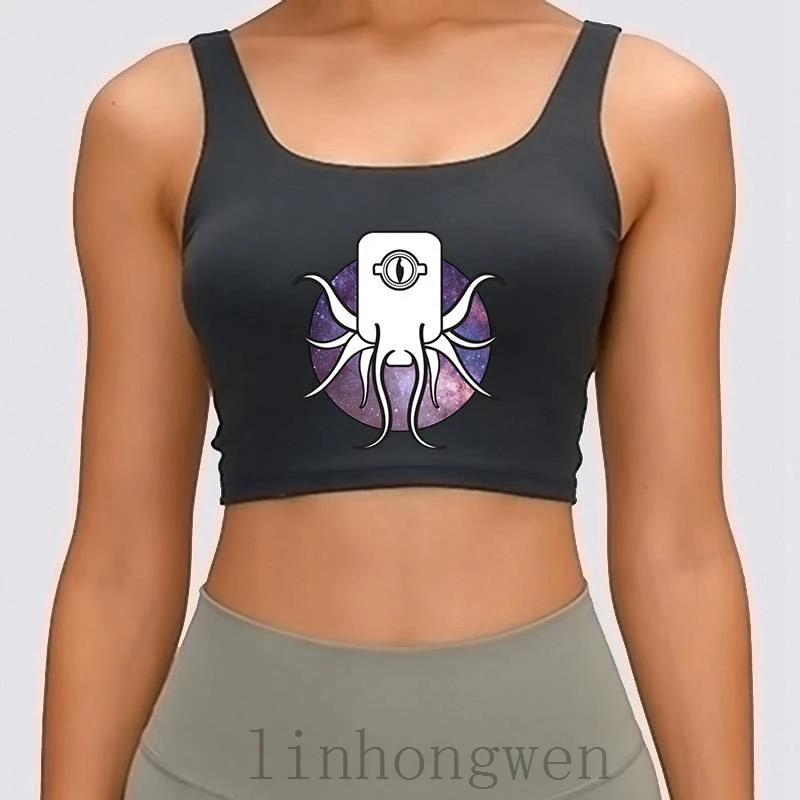 

Sheedthulhu из пустоты Женская майка натуральные изготовленные на заказ модные весенние Размеры S-XL Графический унисекс Топ