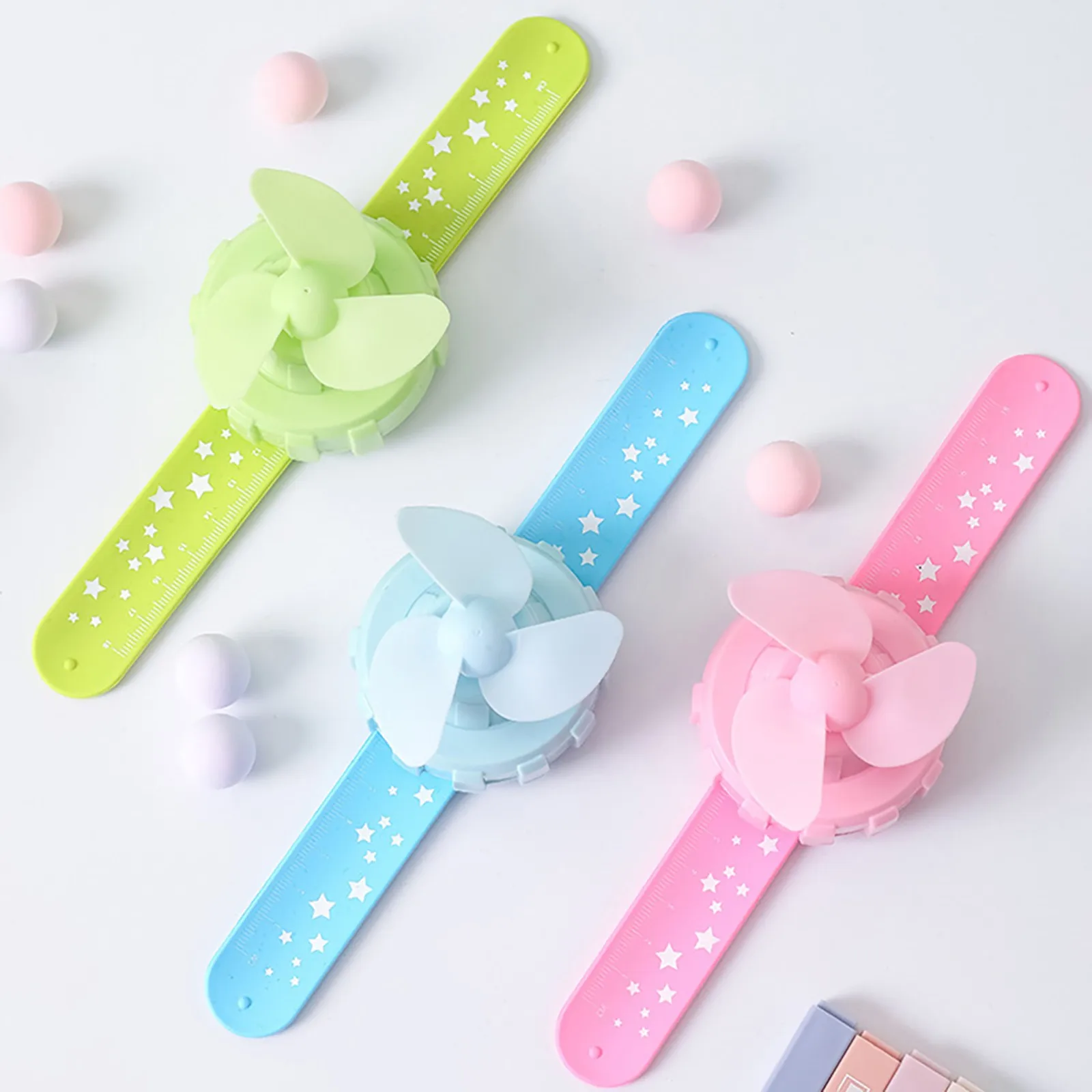 

Summer Portable USB Charging Mini Watch Fan Children's Silent Wrist Fan Fans for Home Ceiling Fans With Light Fan- Small Air
