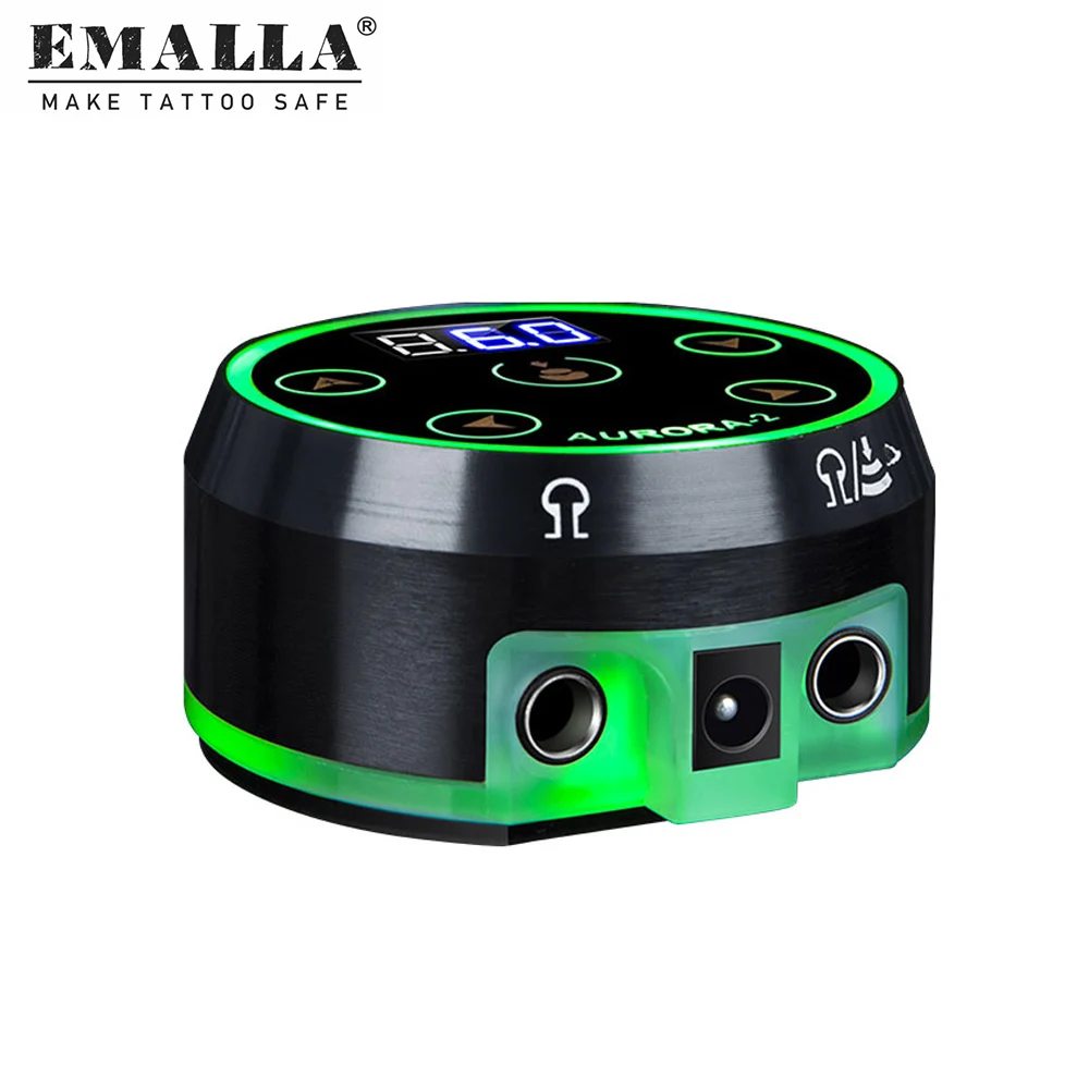 Новейший источник питания для татуировок Aurora профессиональный с адаптером