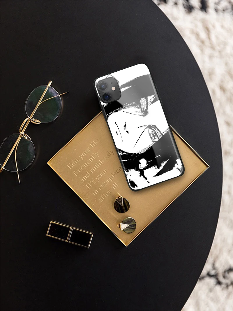 

Naruto Uchiha Sasuke for iPhone 2020 SE 6 6s 7 8 plus x xr xs 11 Pro max tempered glass phone cases cover soft silicone