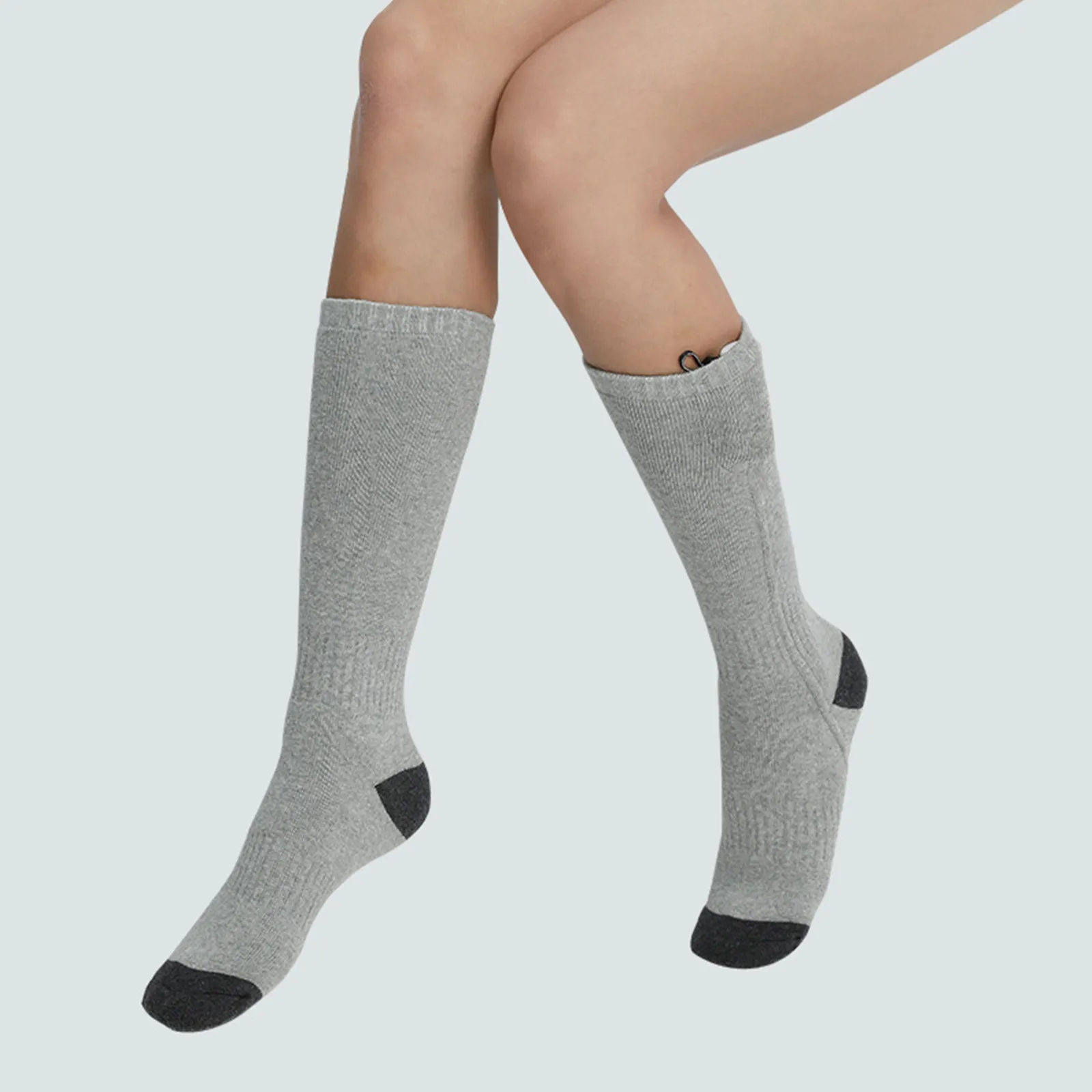 

2020 High Quality Smart Heating Socks Unisex Thickened Breathable Winter 3 Levels Adjustment Long Tube Electric Heated Sock