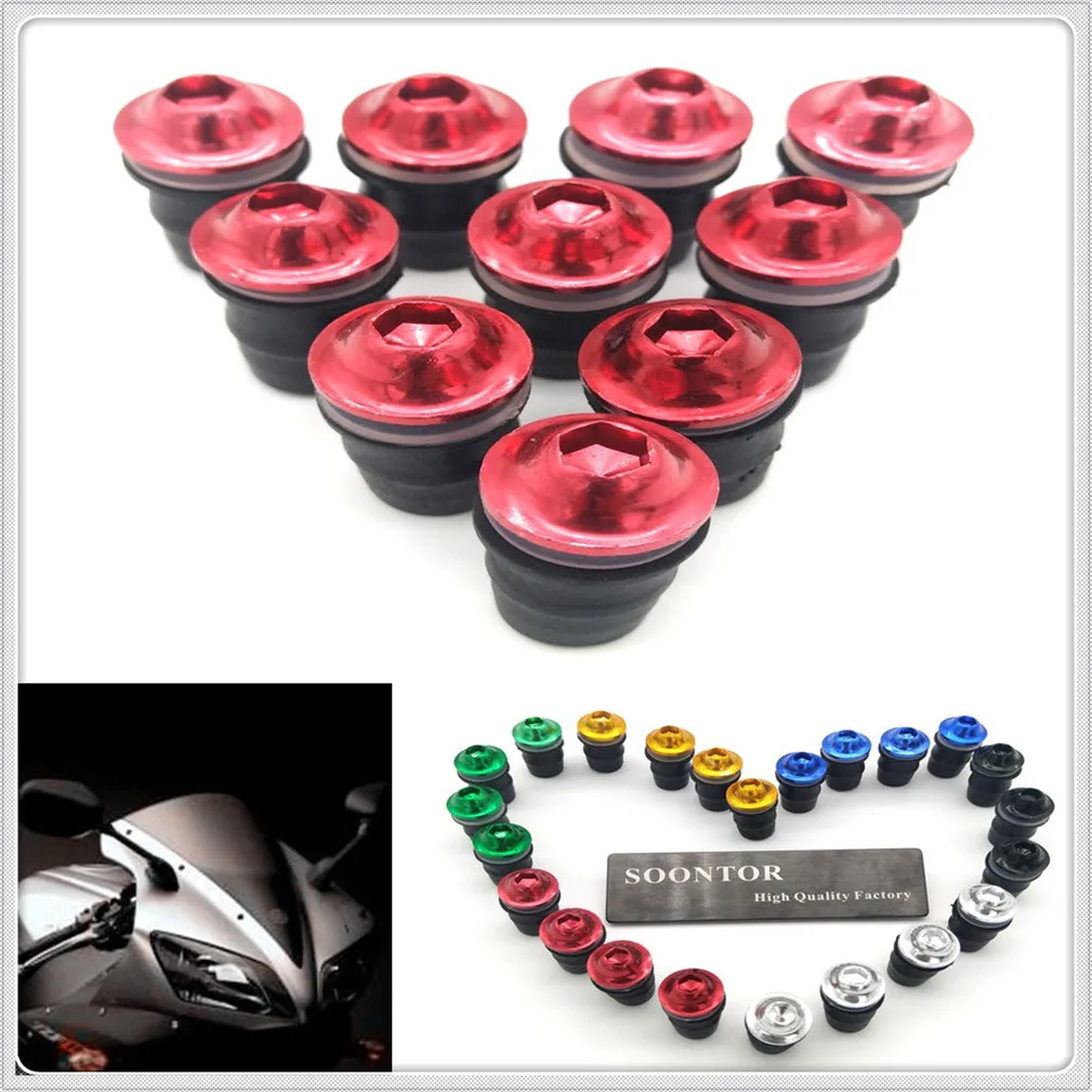 2019 мотоцикл лобовое стекло крепление ветрового стекла штыревые Болты комплект