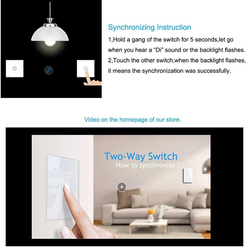 Coolcam Wifi настенный сенсорный выключатель ЕС умный светильник Tuya Умный домашний