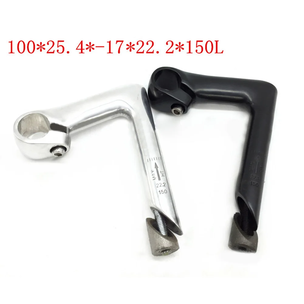 

Bicycle Quill Stem Riser 100mm Handlebar 25.4mm Clamp Handlebar Parts Parts Aluminum Alloy Retro Bicycle Handlebar Riser Durable