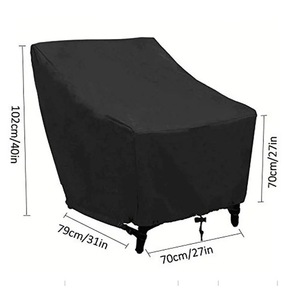 Уличная стойкая Крышка для стула патио гостиной Глубокая крышка прочная защита
