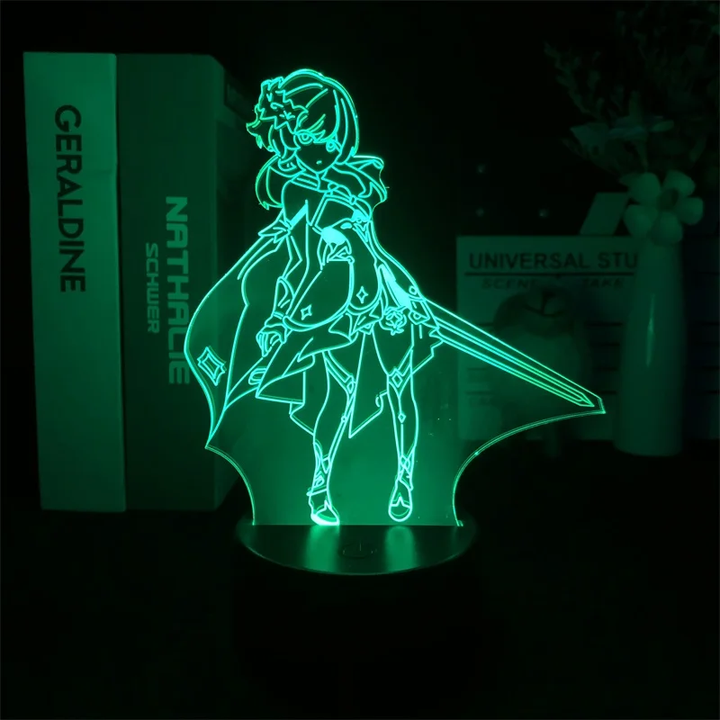 

Game Genshin Impact Lumine Nightlight Bluetooth Control for Bright Base Light Directly Supply Dropship Delivery Table Bedroom