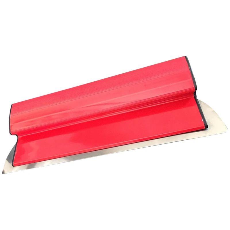 

Stainless Steel Plastic Drywall Trowel, Bendable Squeegee Blade, Steel Structure Tool Trowel