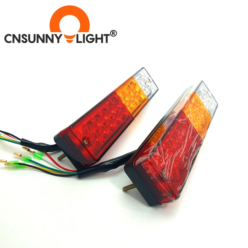 CNSUNNYLIGHT водонепроницаемые LED задние фонари 20leds ATV Прицеп Яхта Автомобиль задний