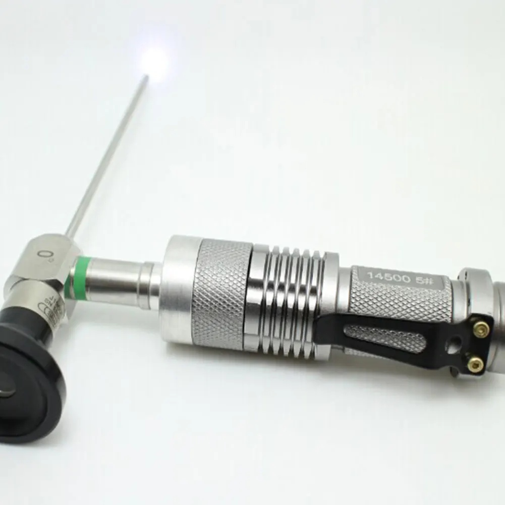 

4W Portable Handheld LED Cold Light Source Lamp Match US Plug For Endoscope