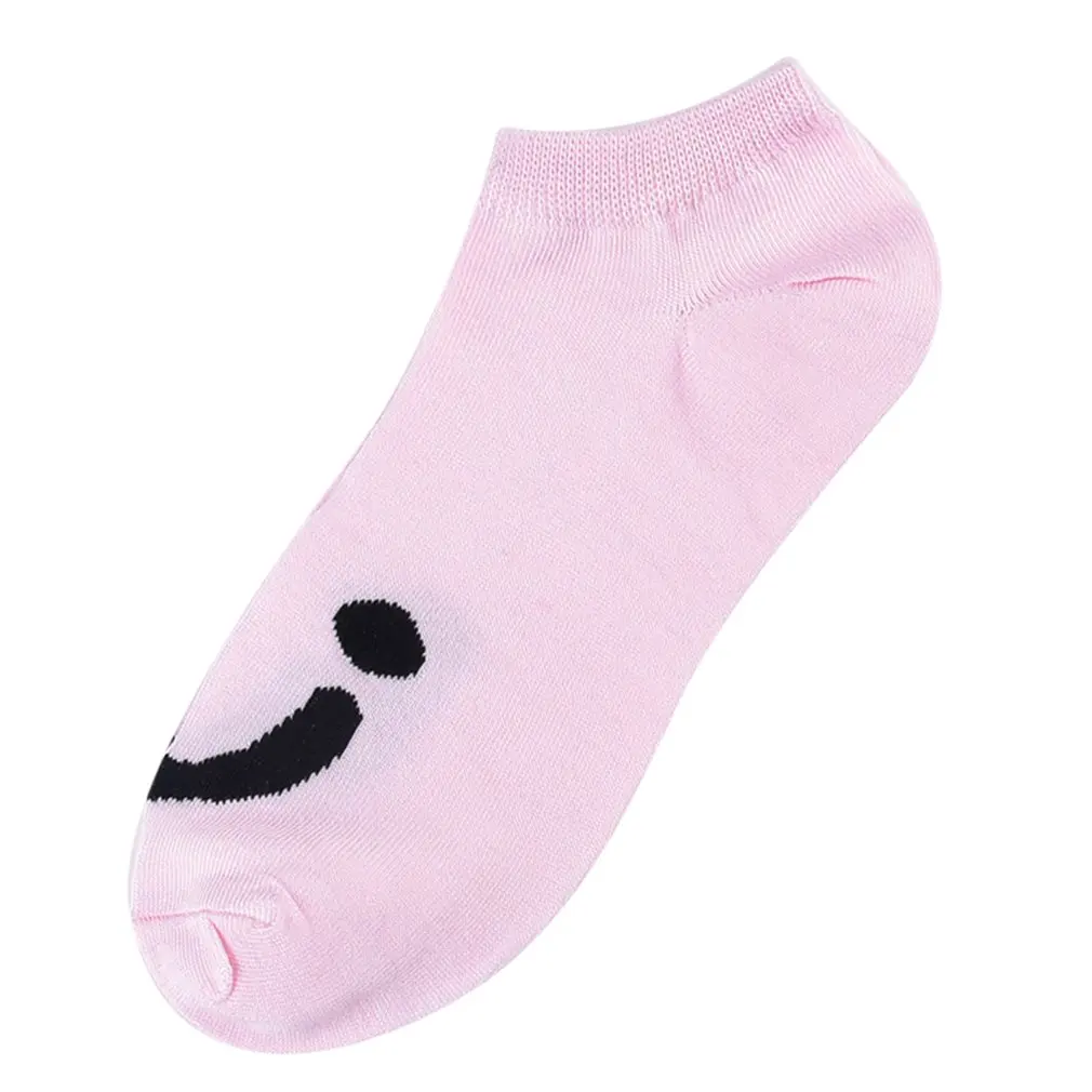 Со смайликом и надписью &quotДля женщин носки лето осень хлопковые Meias носочки