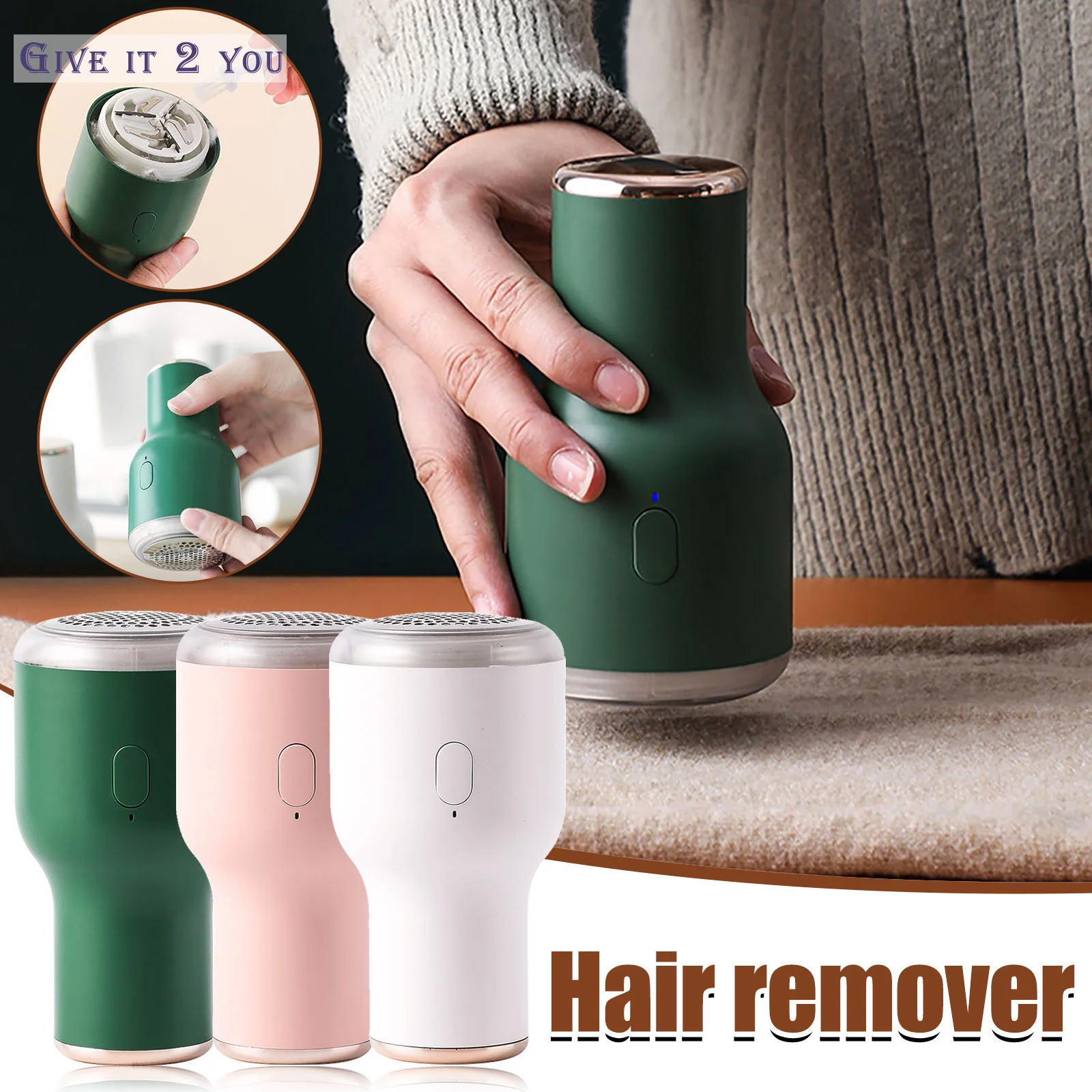 

USB Electric Mini Fabric Lint Removers Hair Ball Trimmer Portable Epilator Sweater Clothes Fluff Pellets Cut Machine Wireless #4