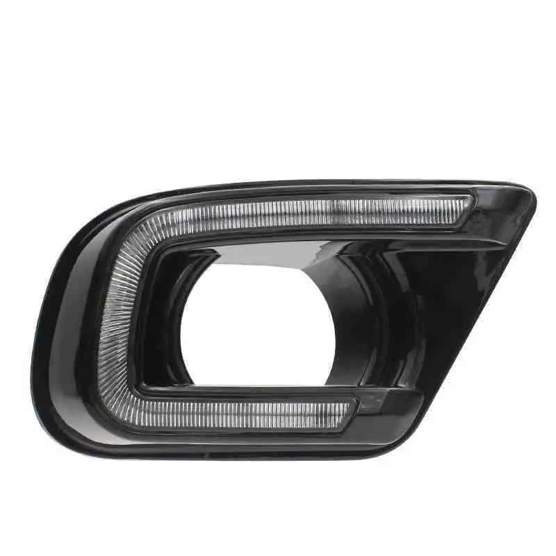 

Daytime Running Lights LED DRL With Black Fog Light Cover For Dodge Journey 2015